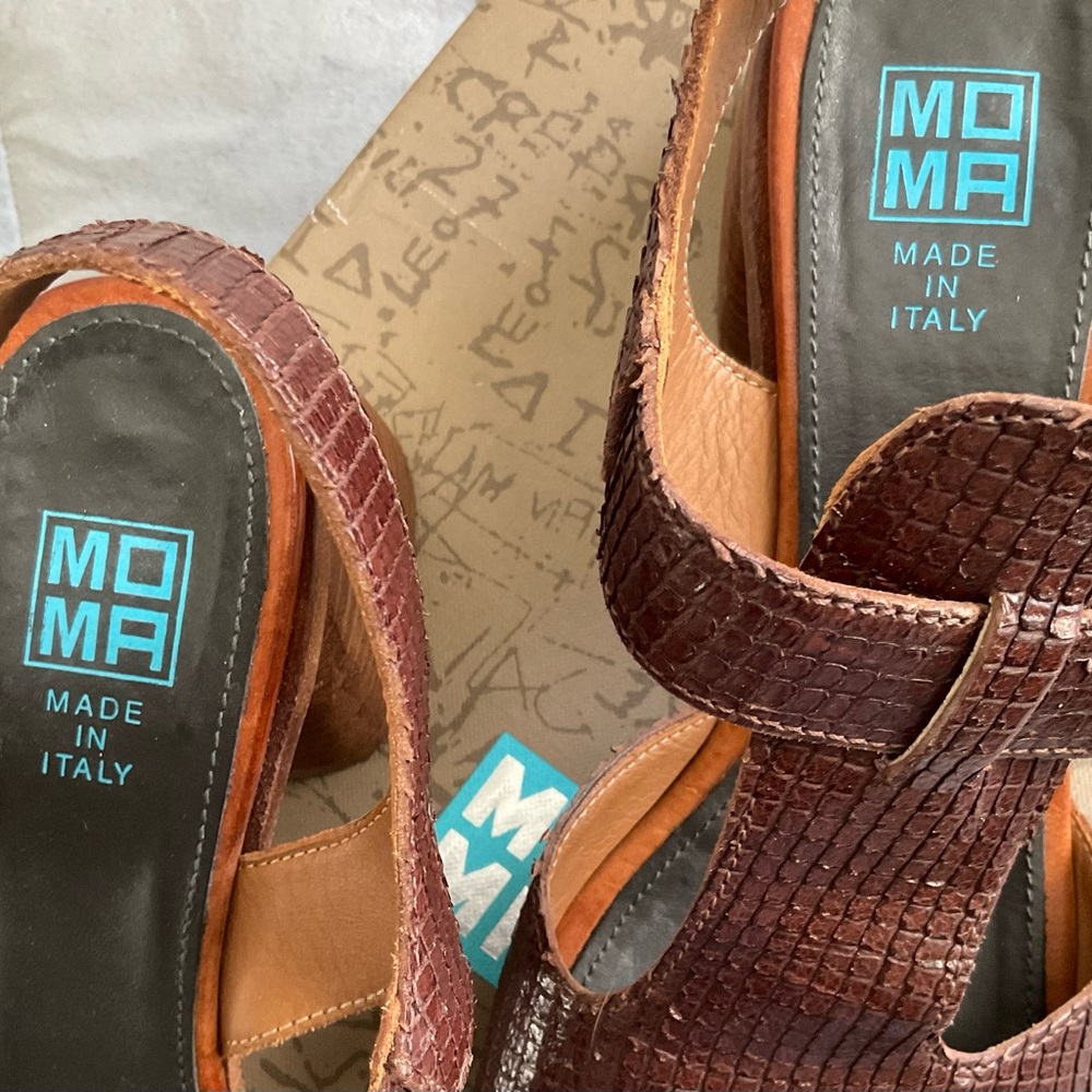 Leather Open-Toe Sandals - Picture 3 of 3